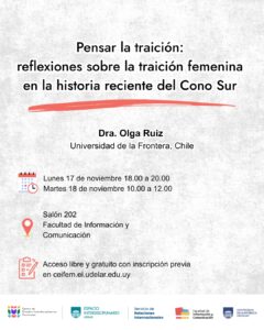 Información del curso que está en el cuerpo de la noticia